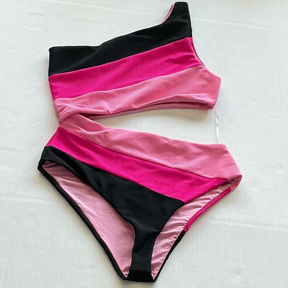 Beach Riot Joyce cutout one shoulder  swimsuit - Picture 5 of 7